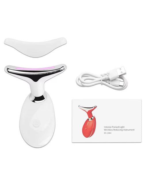 Load image into Gallery viewer, 7-in-1 LED Face &amp; Neck Lifter – Sculpt, Tighten &amp; Glow
