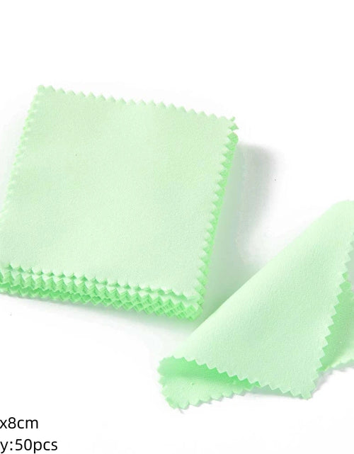 Load image into Gallery viewer, 10/50Pc Silver Polish Cleaner Cloth Soft Clean Napkins Wipes for Silverware Gold Jewelry Tool Equipment Making Supplies Handmade
