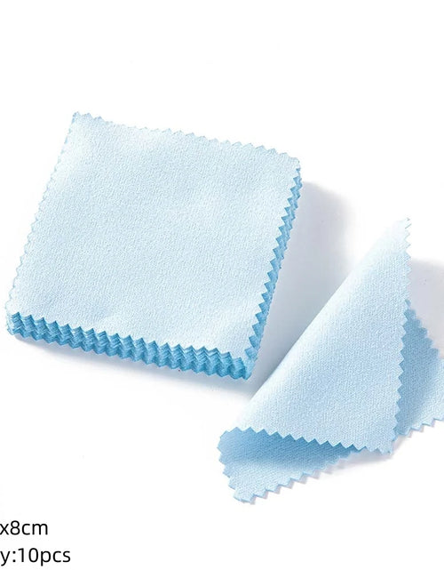 Load image into Gallery viewer, 10/50Pc Silver Polish Cleaner Cloth Soft Clean Napkins Wipes for Silverware Gold Jewelry Tool Equipment Making Supplies Handmade
