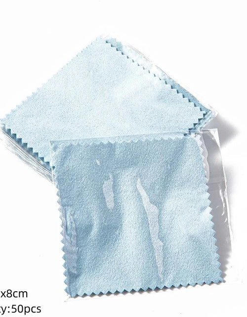 Load image into Gallery viewer, 10/50Pc Silver Polish Cleaner Cloth Soft Clean Napkins Wipes for Silverware Gold Jewelry Tool Equipment Making Supplies Handmade
