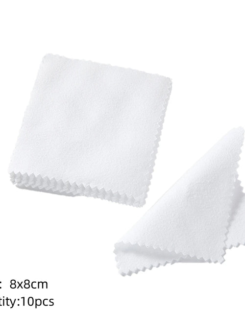 Load image into Gallery viewer, 10/50Pc Silver Polish Cleaner Cloth Soft Clean Napkins Wipes for Silverware Gold Jewelry Tool Equipment Making Supplies Handmade
